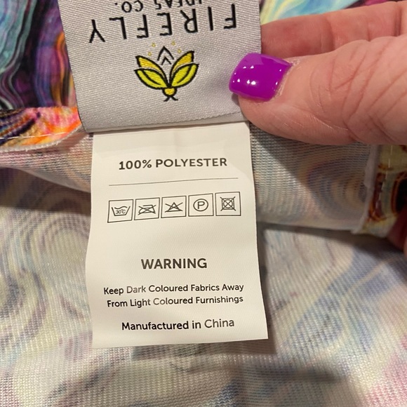 NIP Firefly Ideas Co. Tapestry Psychedelic Design 59 x 79 inches - Picture 5 of 6